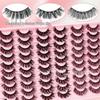 30 Pairs of Dense Natural Curled European Style False Eyelashes