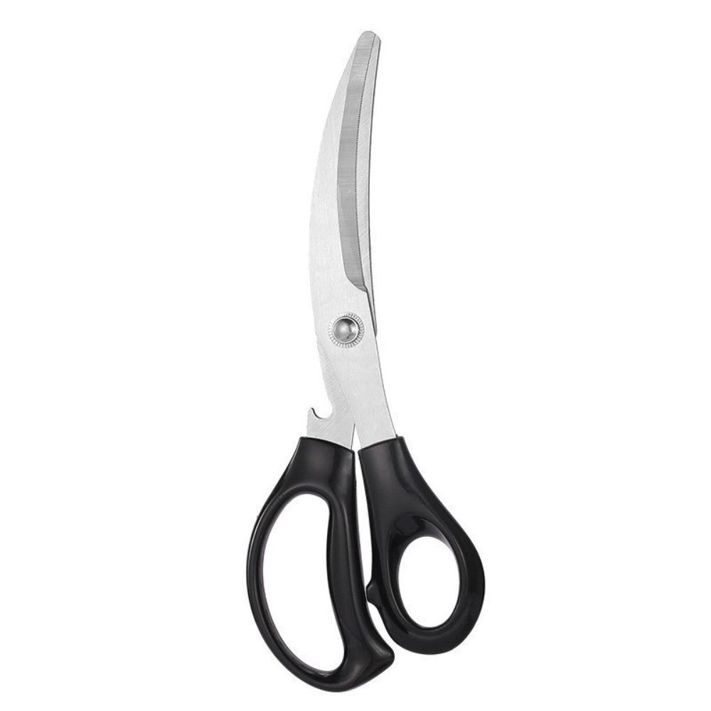 

Stainless Steel Food Clip Silicone Cooking Tongs New Barbecue Scissors Clip Set Outdoor Black Scissor
