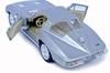 KiNSMART 1963 Corvette Stingray Pullback Miniature Car 1/36 (Silver)