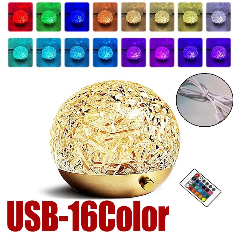 Water Ripple Projector Night Light Crystal Lamp Atmosphere Decoration Home Bedroom Aesthetic Holiday Gift Sunset Lights