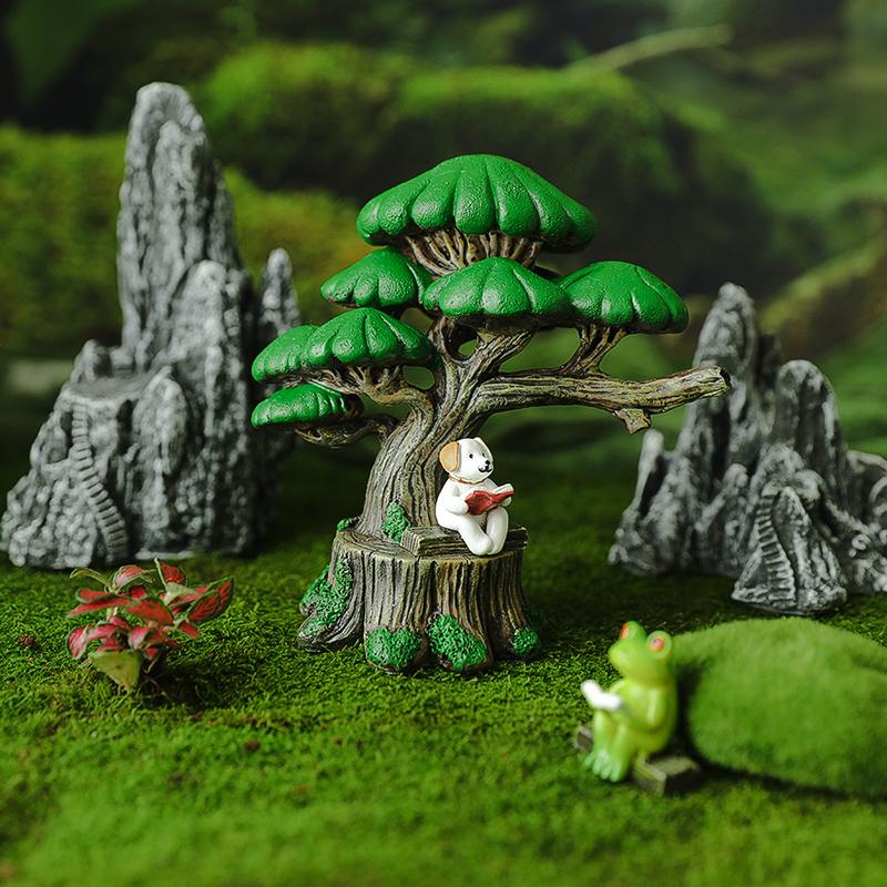 Resin Funny Frog Figurines Hangings Indoor Outdoor Decoration For Garden Aquarium Flower Pots And Frog Themed Garden Decor