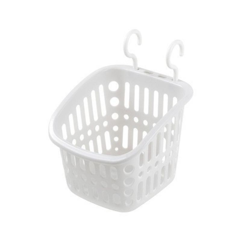 Wall-mounted Storage Basket Plastic Wall-mounted Storage Basket for Bathroom and ToiletSuspended Hanging Basket