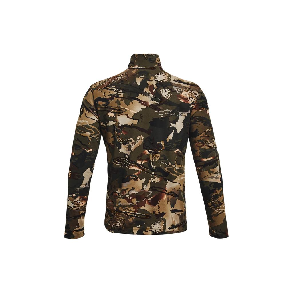 Under Armour UA Sprint Camouflage Print Stand Collar Long Sleeve Jacket Men Jacket Olive 1372597-994