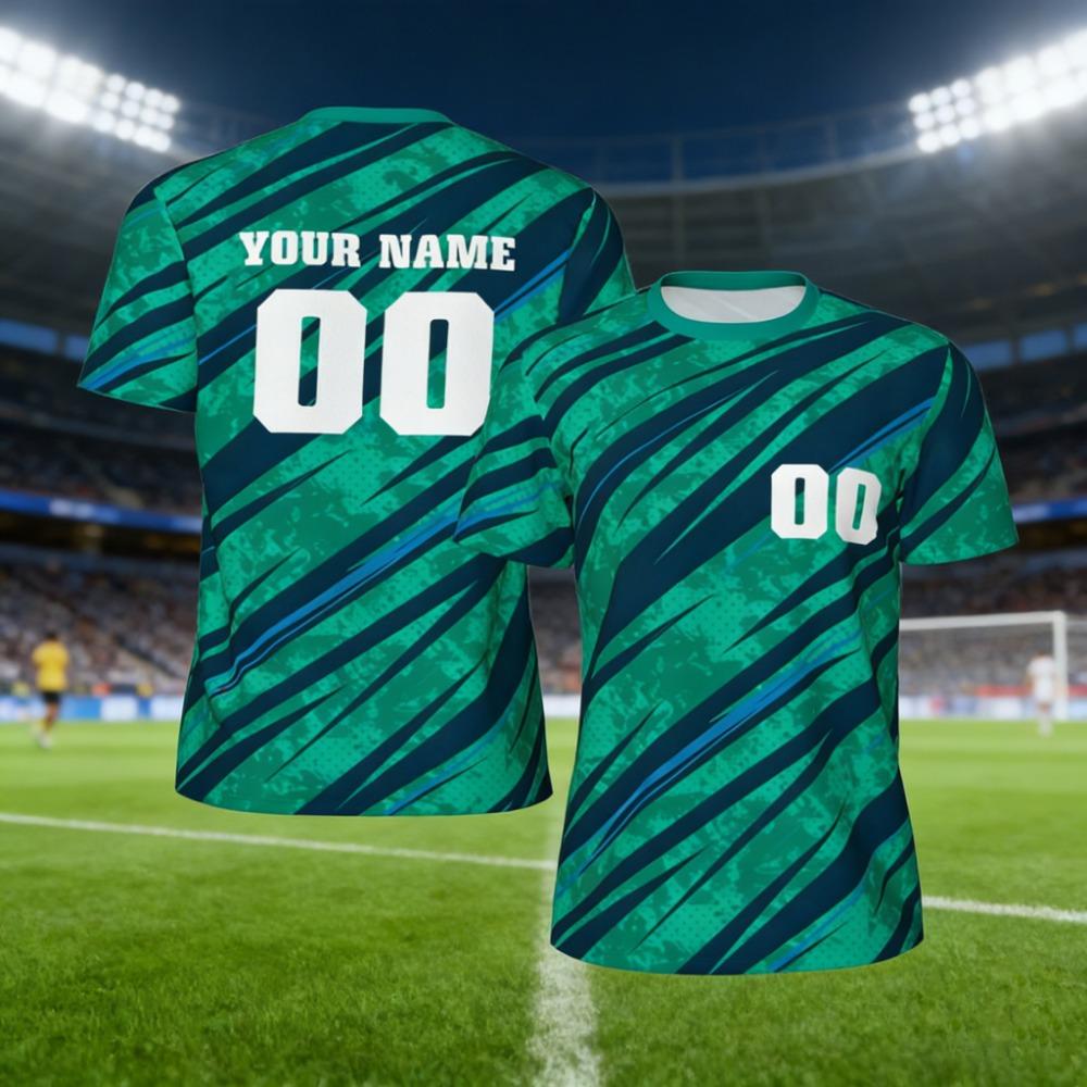 Customized Name and Number Round Neck Football Sportswear Comfortable Fit