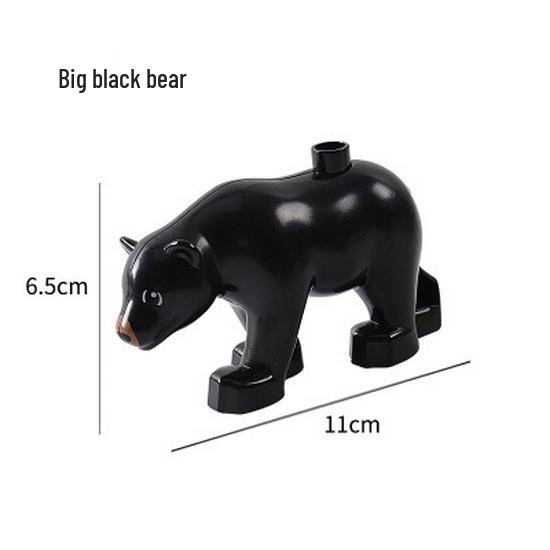 Gegele Lego-Compatible Building Blocks: Large Particles & Small Animal Accessories - Ocean, Zoo, Dinosaur Educational Toys