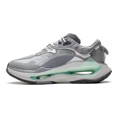 LiNing Beyond Fabric TPU Leather Reflective Lightweight Trendy Slip Resistant Durable Rebound Low Top Sports Casual Shoes Men Sneakers AZGS085-1