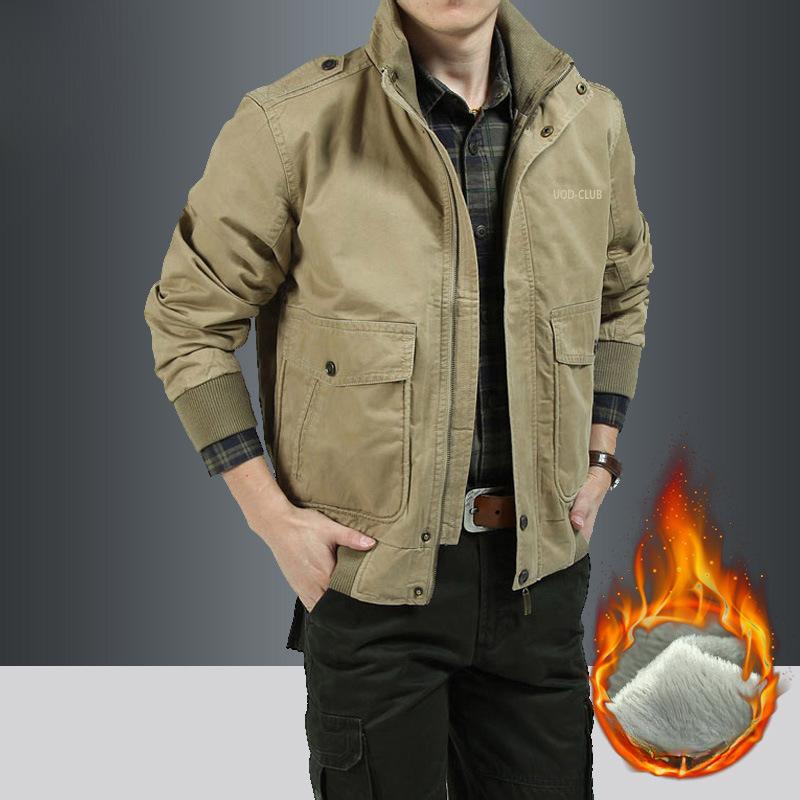 Neue Jacke Herren New Washed Casual Neue Freizeitjacke Stehkragen Kurzmantel
