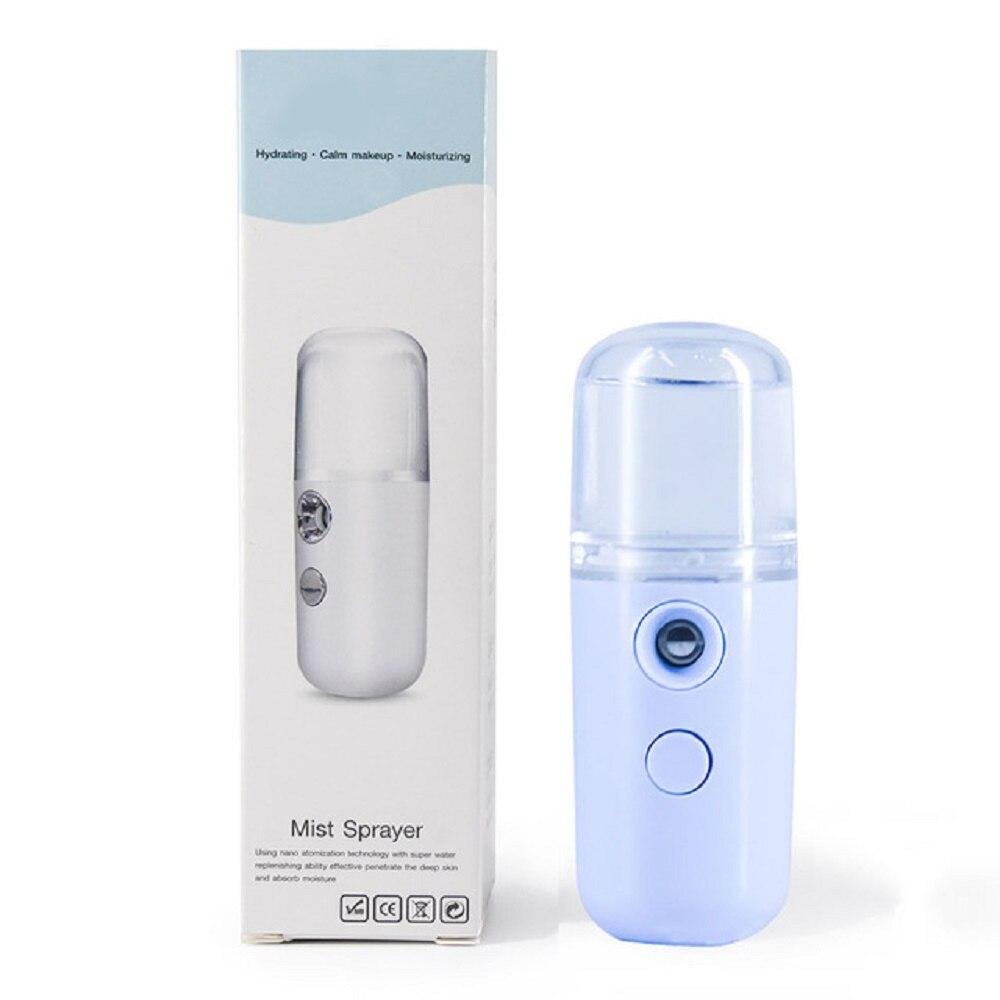 30ML Portable Automatic Face Sprayer Facial Steamer USB Nebulizer Nano Humidifier Hydrating Women Beauty Skin Care Tools
