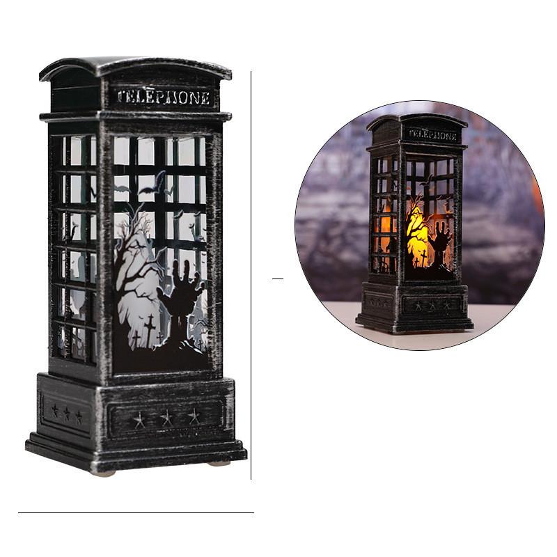

Telephone Halloween Luminous Booth Electronic Candle Light Pumpkin Witch Decor Ghost Hand
