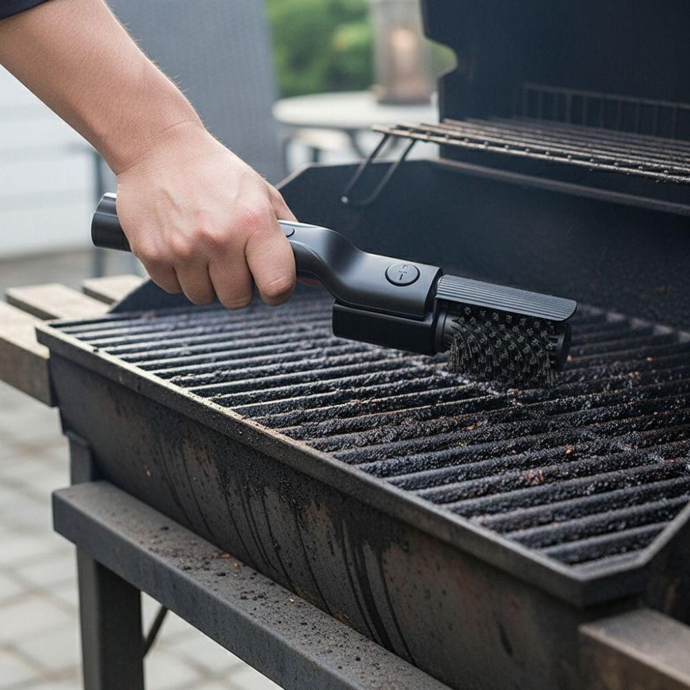 Adjustable Angle BBQ Cleaning Brush 360 Degree Rotate Barbecue Grill Cleaning Brush Kitchen