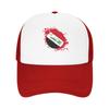 Iraq Flag Iraqi Soccer Football Mesh Baseball Caps Unisex Fashion Trucker Hat Hat Adjustable Summer Trucker Hat