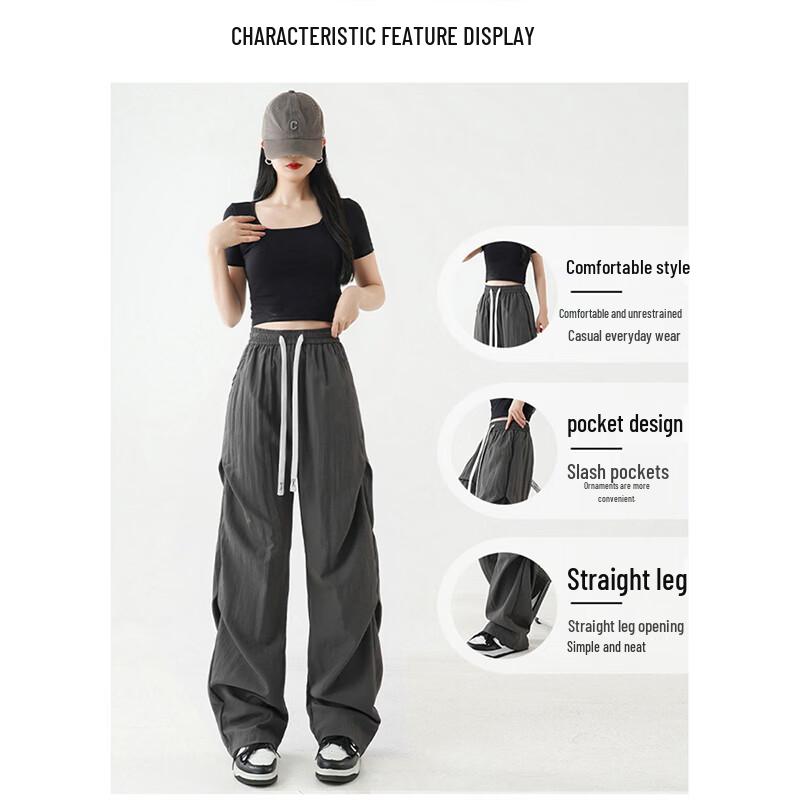 MULINSEN Women's Ice Silk Quick-Dry Outdoor Cargo Pants