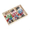 9 Pieces Xmas Tree Hanging Nutcrackers Wood Pendant Holiday Decoration Decorative Cute Lightweight