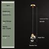 Modern Minimalist Crystal Bedside Pendant Lamp