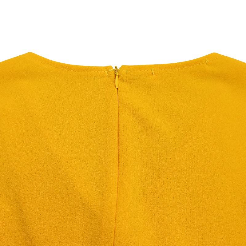 Women's Summer Fashion Temperament V-neck Dress
