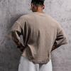 Men Oversize Loose Summer Fitness Short Sleeve T-shirt Sports Casual Tops