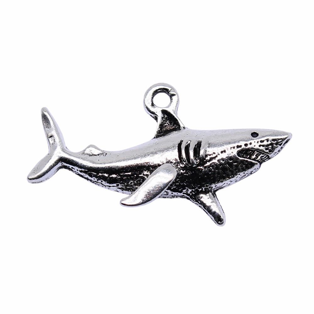 Fisch-Anhänger Vintage Legierung Anhänger Für DIY Schmuck Meeres-Thema Bastelbedarf
