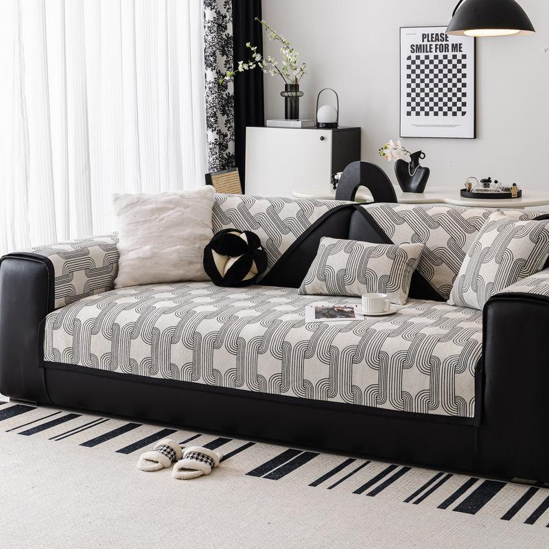 

Подушка для дивана из синели Four Seasons, универсальная нескользящая высококачественная ткань для покрытия дивана 70*70cm