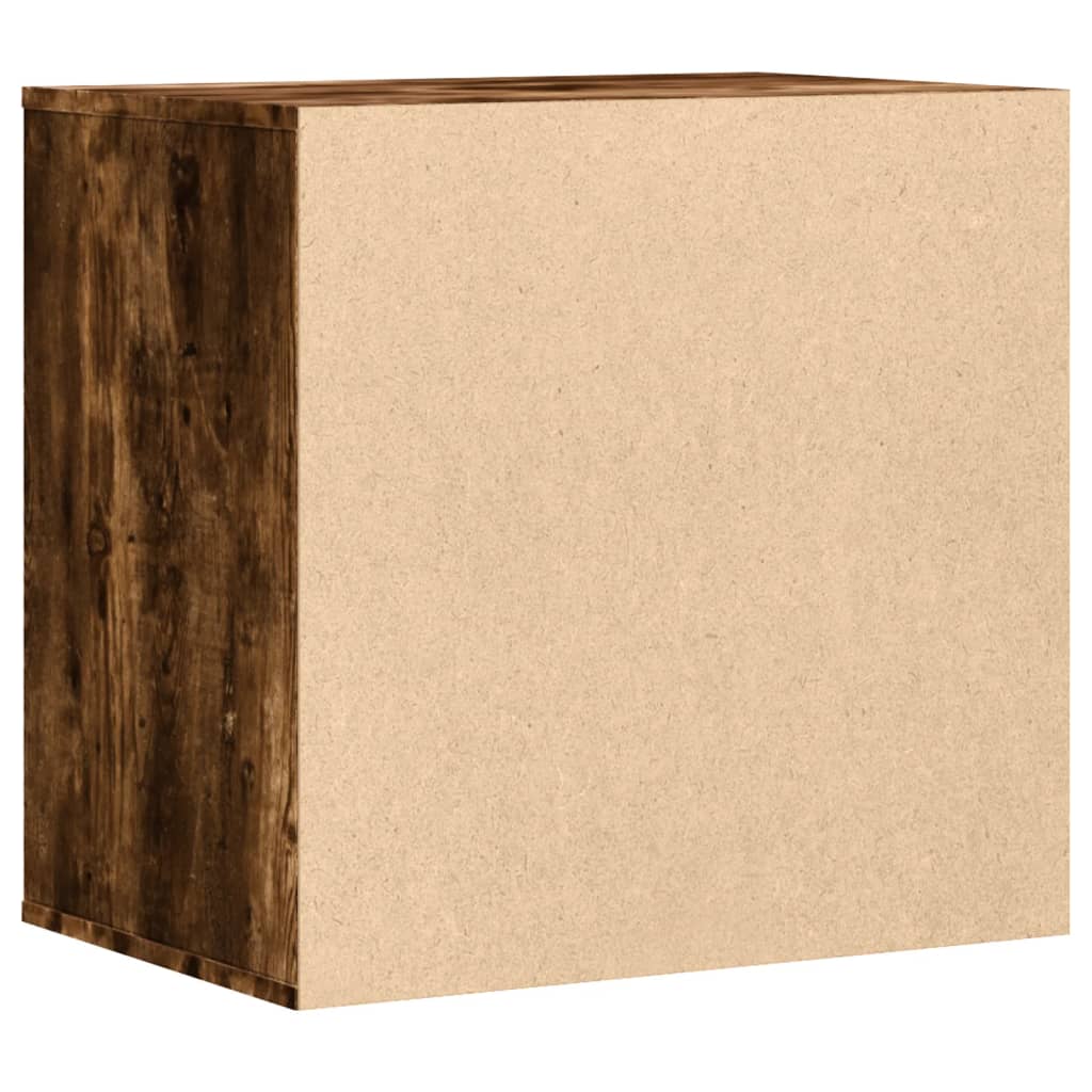 Smoke Oak Chest of Drawers 60 x 41 x 58 cm Wood Based Material
