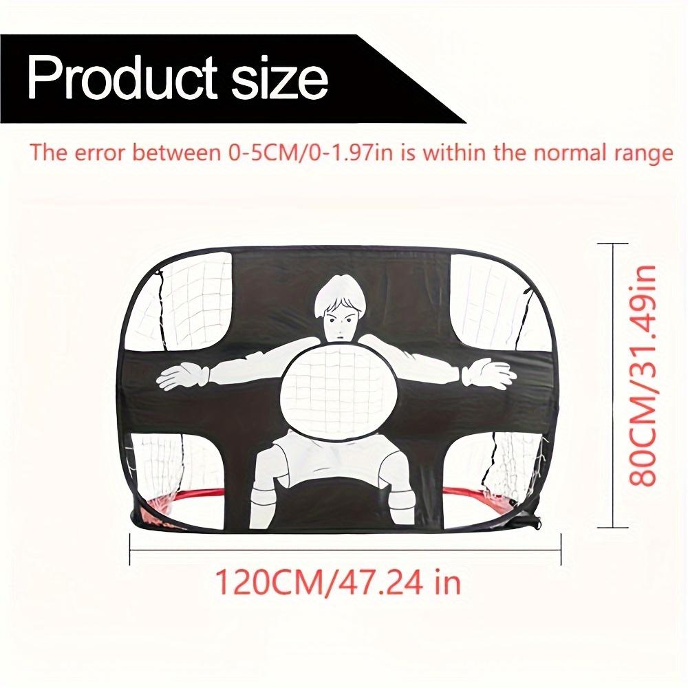 Foldable Football Goal Nylon Soccer Goal Adults Football Target Net for Playground Backyard Indoor Outdoor Training