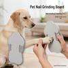 Dog & Cat Nail Grinder: Scratch Board and Claw Trimmer for Pet Grooming