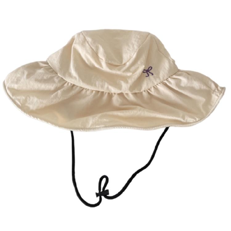 Breathable Bucket Hat Female Beach Sun Hat Outdoor Hiking Fishing Sunproof Hat