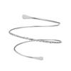 Retro Greek Roman Open Ended Spiral Shape Bracelet Armband Upper Arm Cuff Armlet Festival Bridal Bikini Dance Jewelry