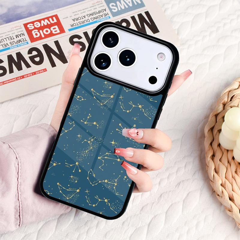 Starry Night space constellations stars Phone Case For IPhone 17 16e 15 14 13 12 11 Pro Max Air Mini Soft Protective Cover