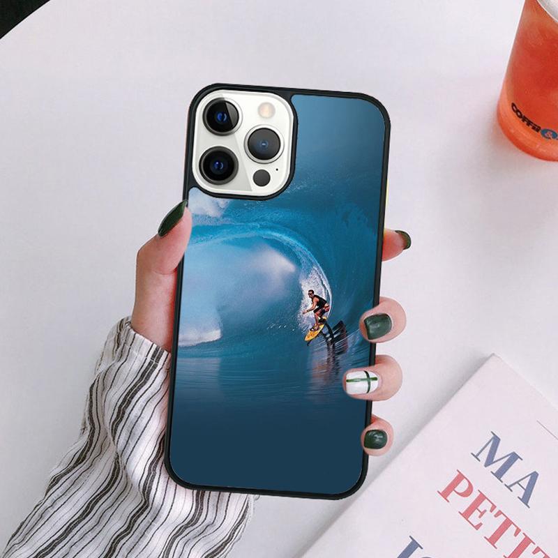 Extreme Sports Surfing Phone Case For iPhone 17 Air 14 13 12 16Pro Max 15 Plus Max Cover Shell coque