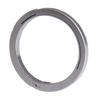 Portable Titanium Flat Keychain Rings Split Side Pushing Key Rings Heavy Duty Key Rings for Dog Tag Easy to Use
