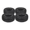 4Pcs 1.9 Inch Rubber Rock Crawler Tires 114mm Tyre for 1/10 RC Car Axial SCX10 90046 TRX4 Capra Redcat Gen8 YIKONG WRAITH RR10
