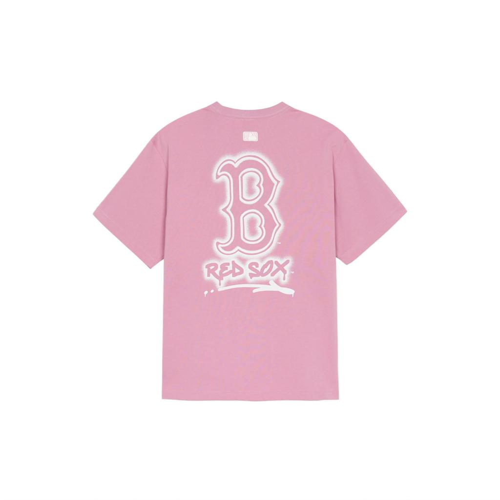 New MLB Boston Red Sox T-Shirt Unisex Pink 3ATSB0353-43PKP