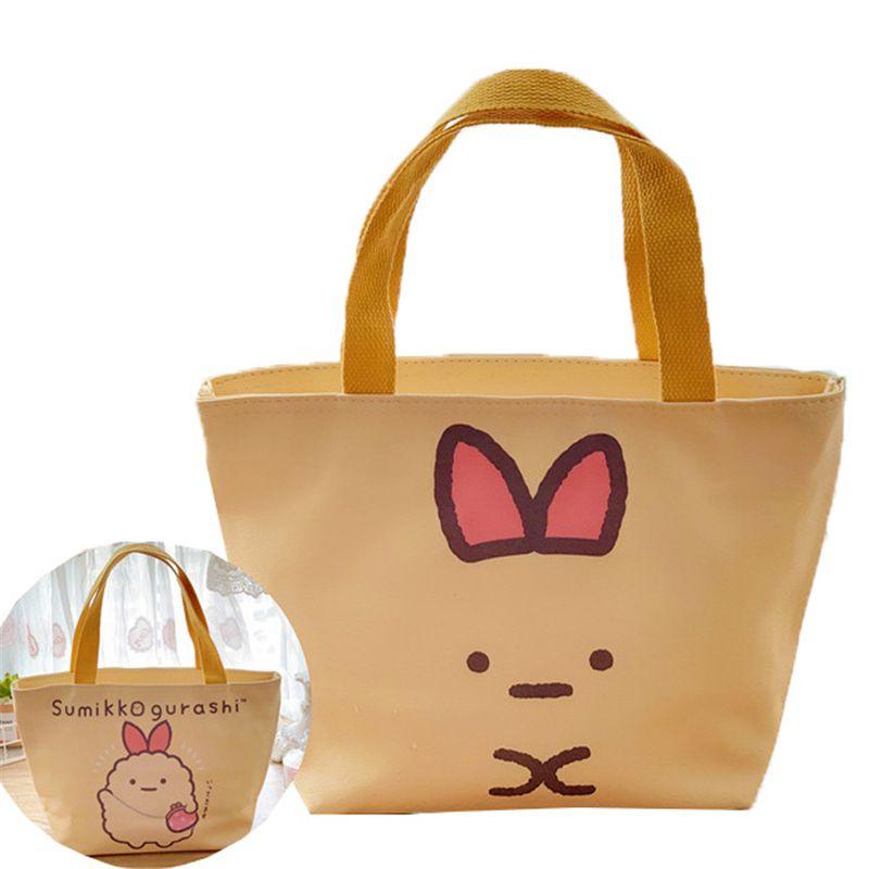 

Сумка для ланча Sumikkogurashi Изолированная Термосумка для хранения еды Пикник Школа жёлтый