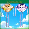 Cartoon Cat 4d Polyester Triangle Kites With Glassfiber Frame For Kids Play