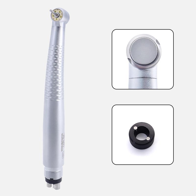 5 LED High Speed Dental Handpiece Ceramic Bearing Rotor Push Button Air Turbine Dentist Tips Equipment Practice Tools