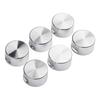 Pack of 6 Metal Ignition Knob Round Switch Metal Ignition Switch Durable Switch Knobs Metal Material for Cooktops Stove