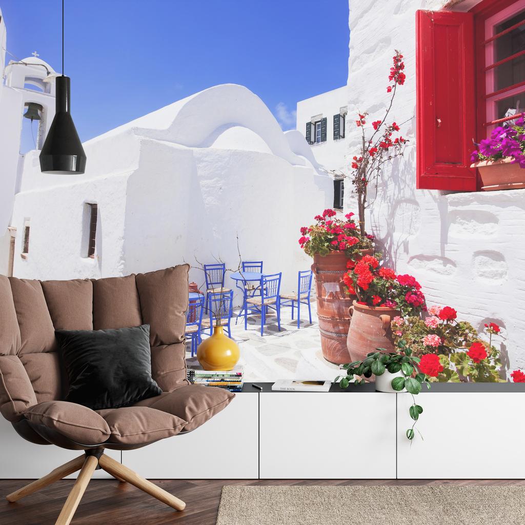Photomural Greek Street Non-Woven 368x254