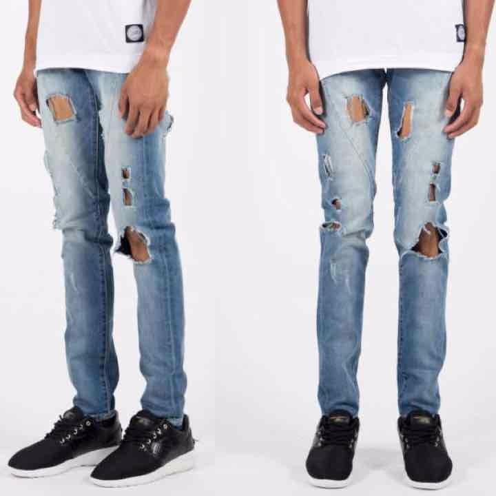 

[USED] Sixth June Distressed Denim Pants (GD) by Rihanna
