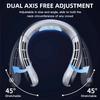 8000mAh USB Hanging Neck Fan Portable Bladeless Mini Rechargeable Mute LED Digital Display Electric Fans Air Cooler New