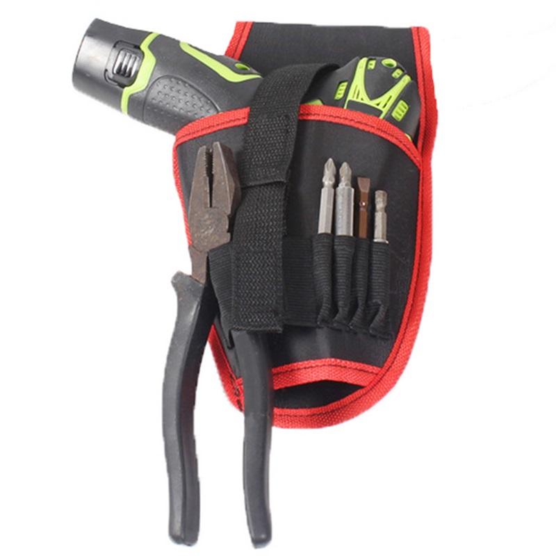 Portable Cordless Drill Holder Drill Cordless Screwdriver Waist Power Tool Bag
