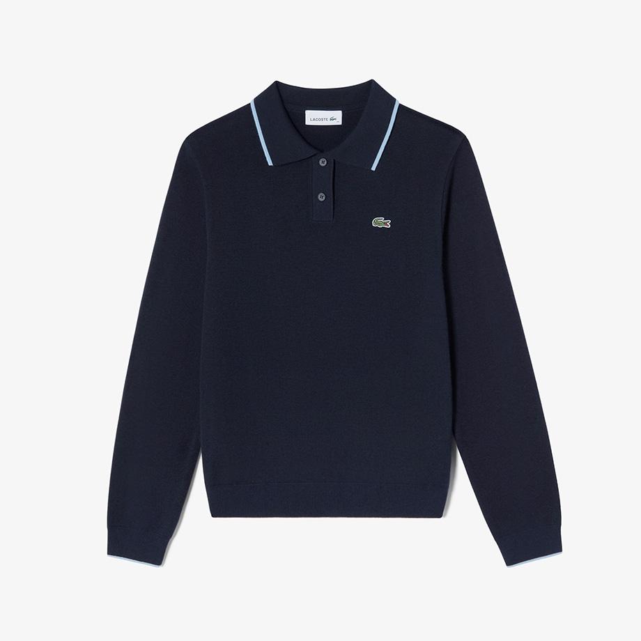 [lacoste] Women's Basic Polo Sweater AH813E-54NFHDE