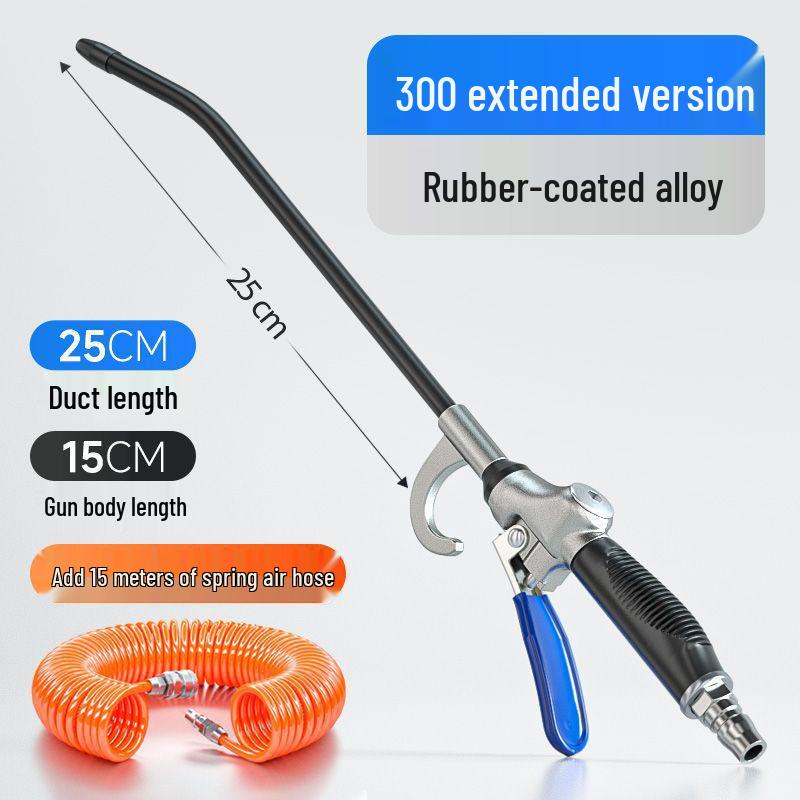 Non-slip Rubber Handle Alloy High-Pressure Air Blow Gun for Dust Removal