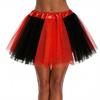 Women's Adult Witch Costume Set with Hat, Striped Socks, Gloves and Tulle Skirt for Halloween Party