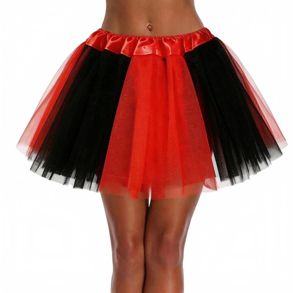 Women's Adult Witch Costume Set with Hat, Striped Socks, Gloves and Tulle Skirt for Halloween Party