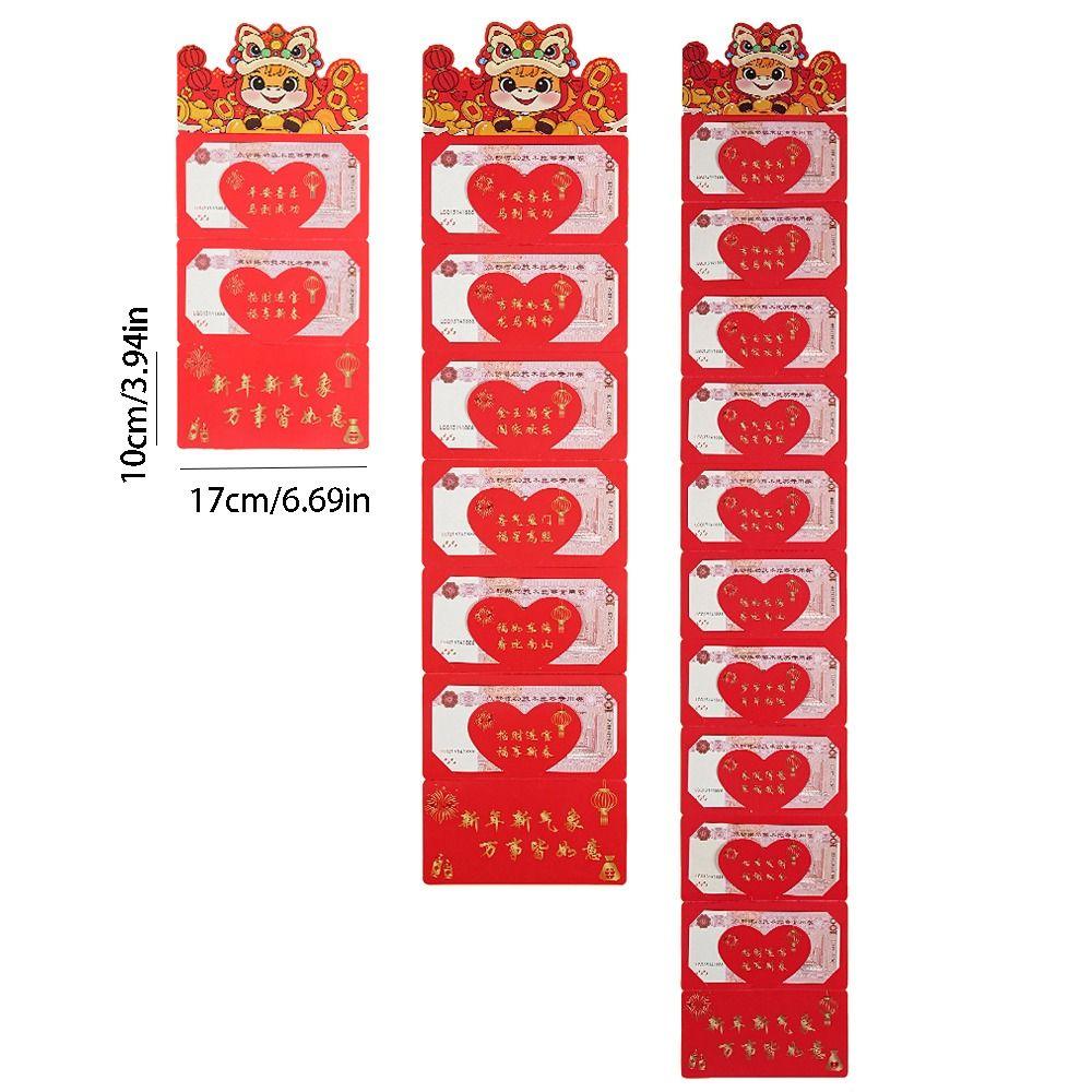 Chinese Style Lucky Red Envelopes Folding Cash Envelopes Money Envelopes  New Year Celebration
