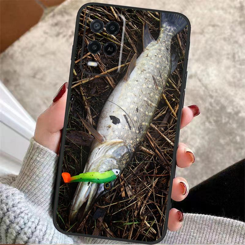 

Pike Fish Fishing Bait Case For Oppo A40 A16 A76 A96 A60 A98 A58 A78 A18 A38 A80 A77 A57 A17 A74 A54 A94 A15 A5 Pro OPPO A5 Pro 5G