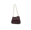 Handbag Calvin Klein Plisse Drawstring Bag LV04F3076G Burgundy