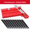 Gypsum Board 45° V-Groove Chamfering Knife for Woodworking Edge Banding and Beveling.