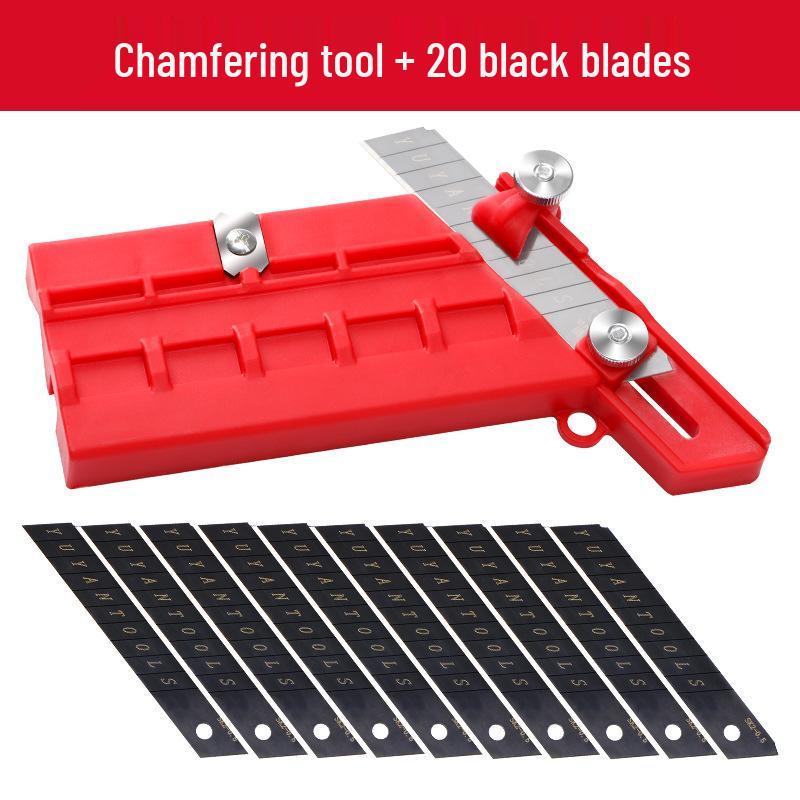 Gypsum Board 45° V-Groove Chamfering Knife for Woodworking Edge Banding and Beveling.