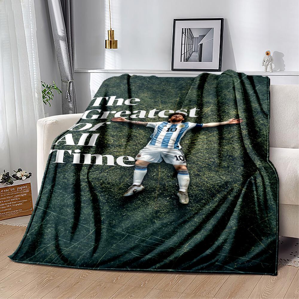 Messi 185 Blanket Ultra-Soft Great for Office Sofa Office Chair for All Seasons Stylish Decor Best Holiday Gift for Friends Family